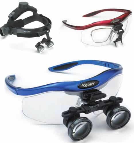 keeler loupe wearing options